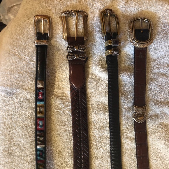 Brighton real leather belts 4 !! Like new size28”